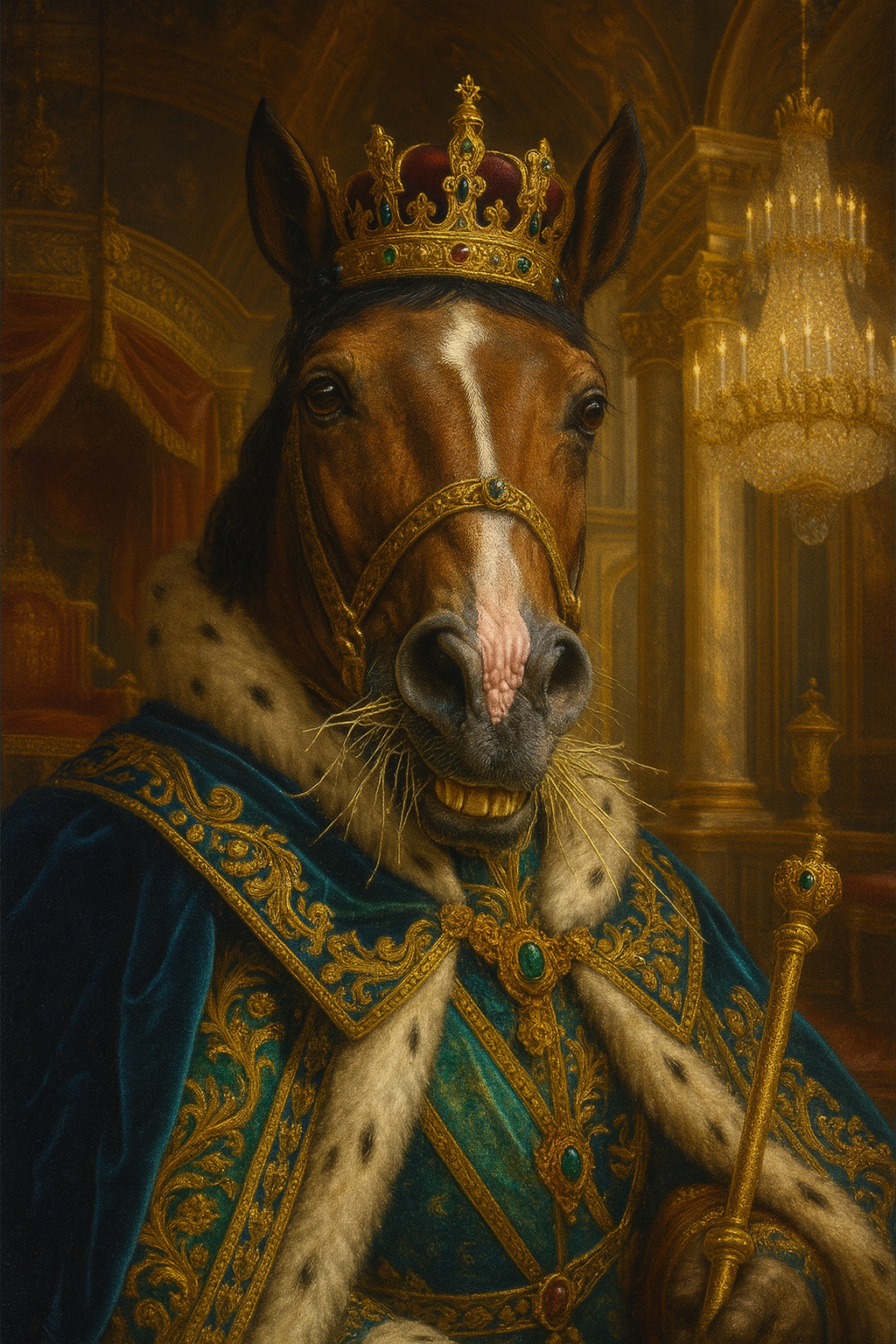 Personalisiertes Haustier Portrait – Adlig