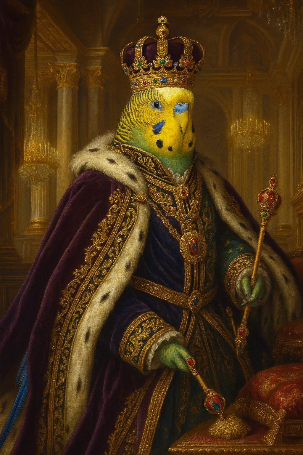 Personalisiertes Haustier Portrait – Adlig