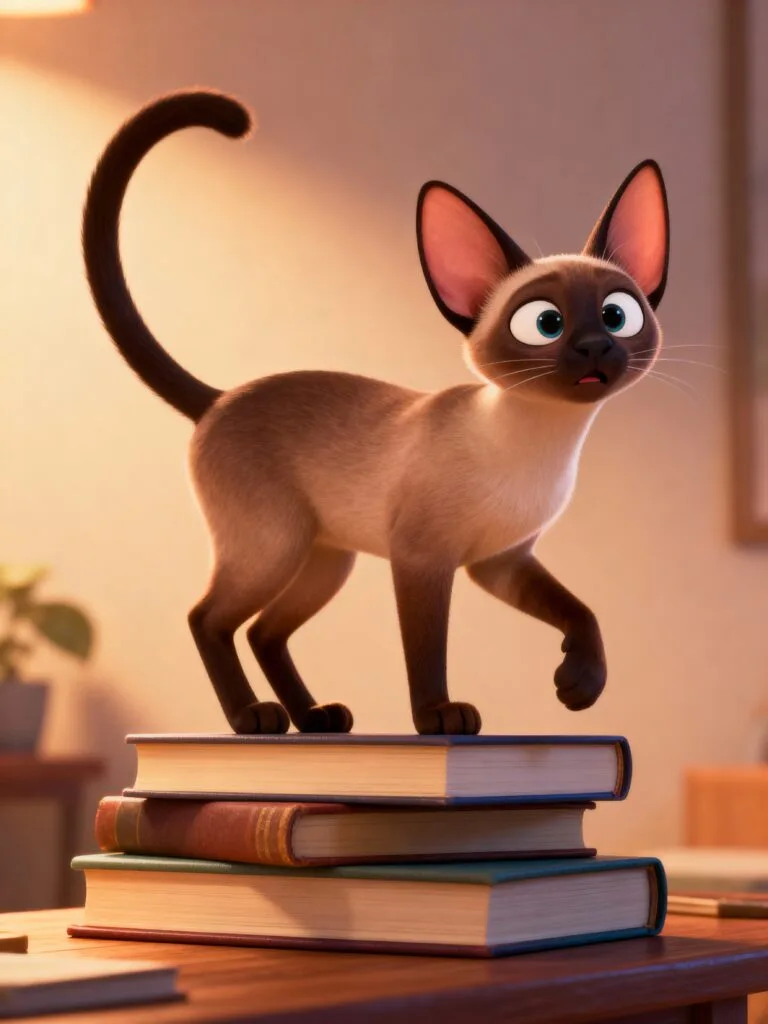 Personalisiertes Katzenposter "Pixarstyle" - Niedliches Cartoon-Motiv