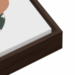 Holzrahmen dunkelbraun