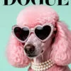 Personalisiertes Hundeposter "Dogue Glamour" - Stylisches Magazin-Cover