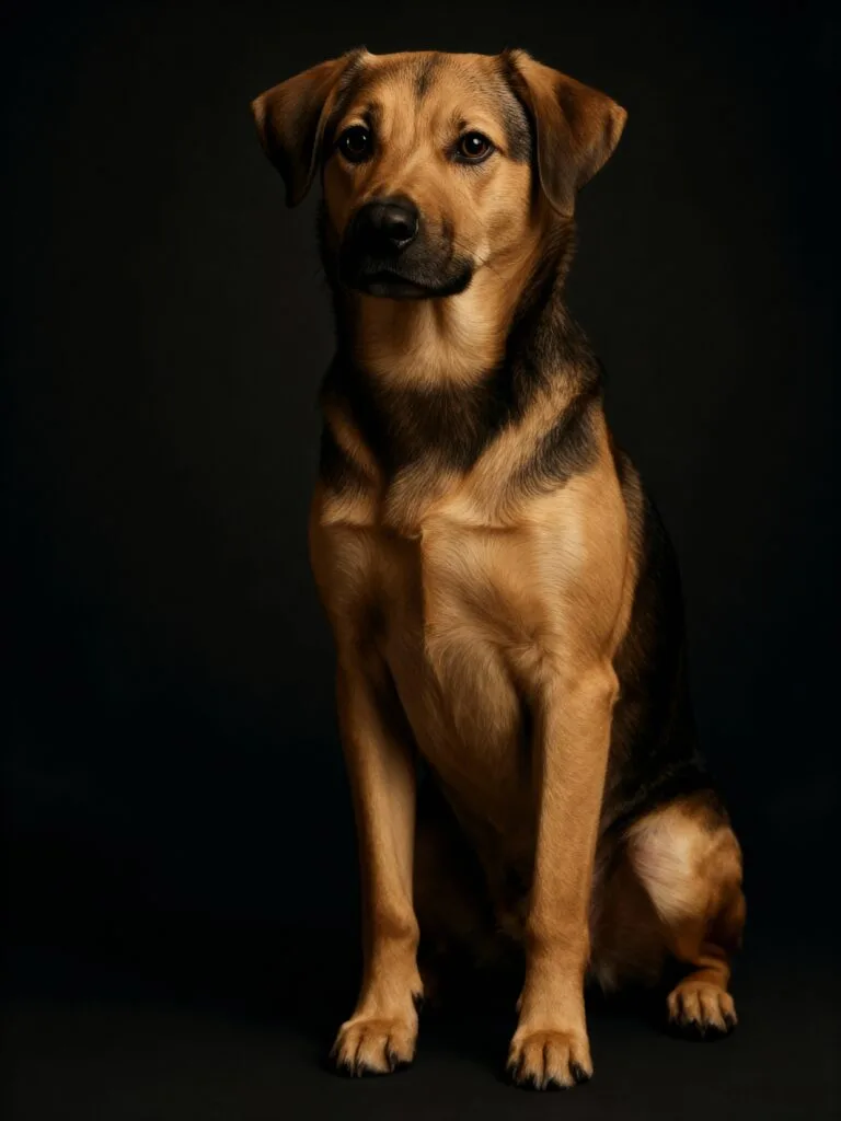 Personalisiertes Hundeposter "Studio" - Professionelles Foto-Shooting